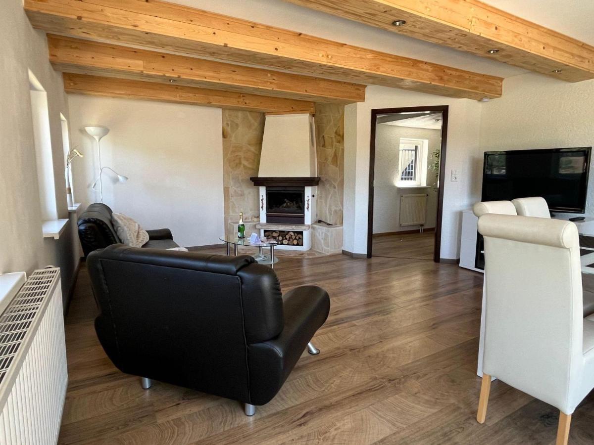 Saechsische-Schweiz-Ferienhaus-Wohnung-1-Mit-Elbblick-Sauna-Und-Kamin Konigstein an der Elbe Ngoại thất bức ảnh