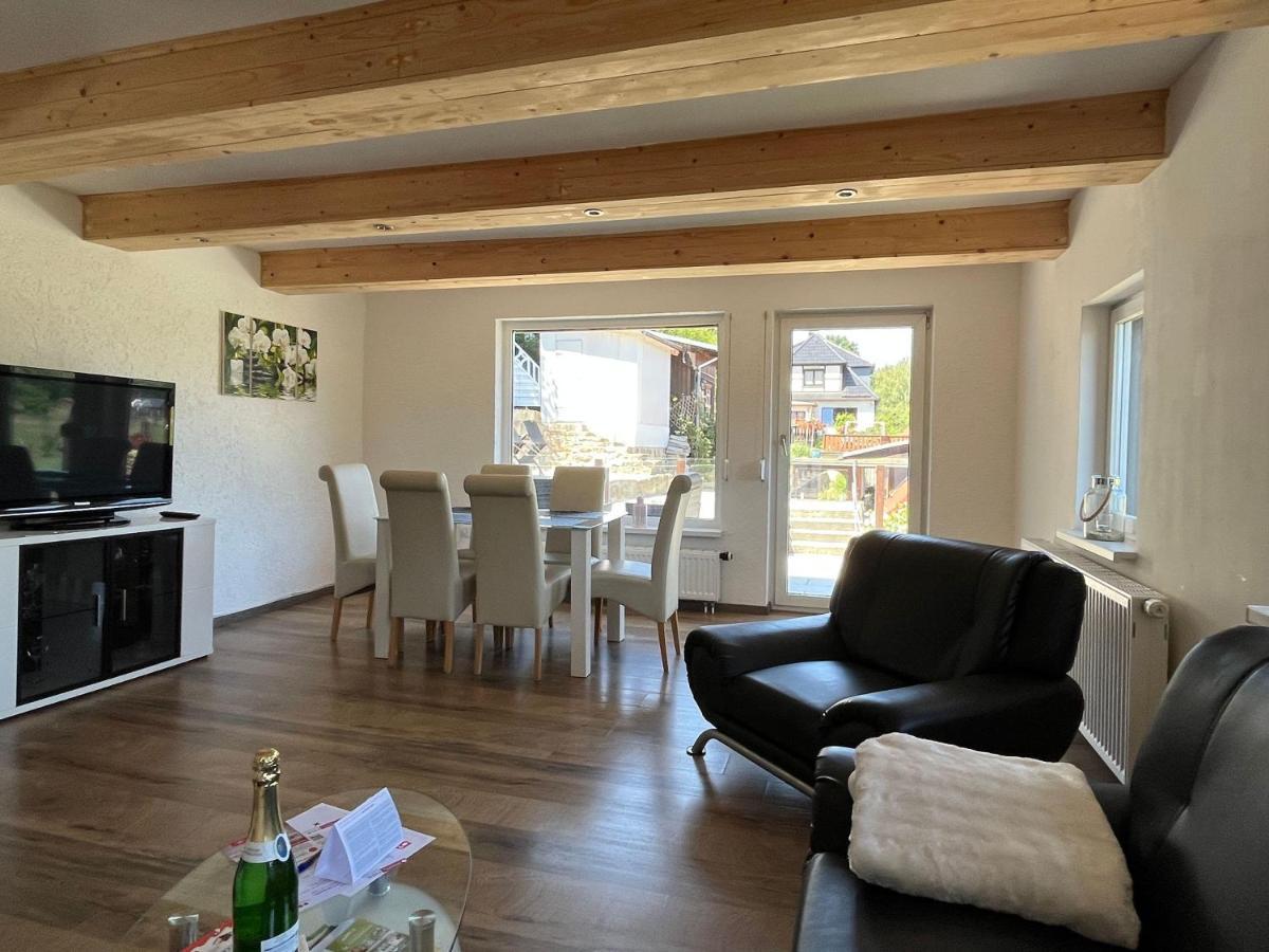 Saechsische-Schweiz-Ferienhaus-Wohnung-1-Mit-Elbblick-Sauna-Und-Kamin Konigstein an der Elbe Ngoại thất bức ảnh